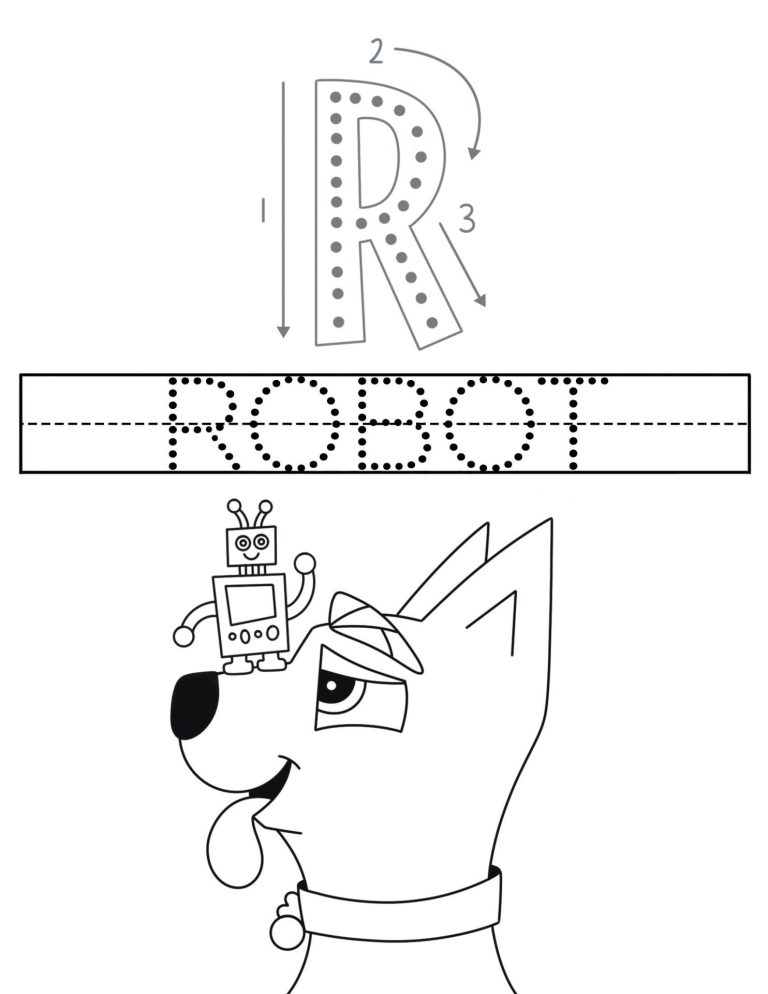 Free Printable Letter R Worksheets for Preschool ⋆ The Hollydog Blog