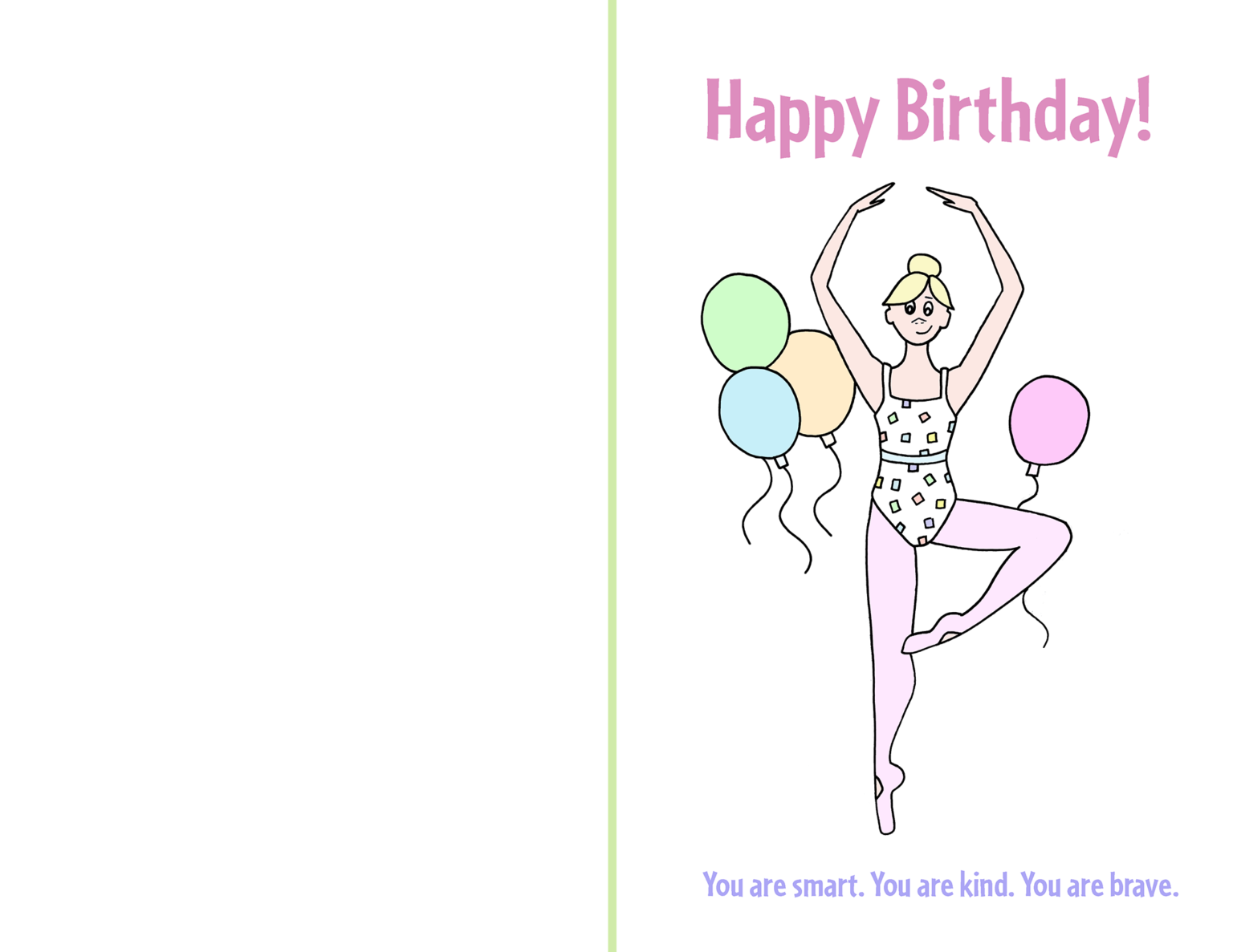 Free Printable Birthday Cards for Preschool! ⋆ The Hollydog Blog