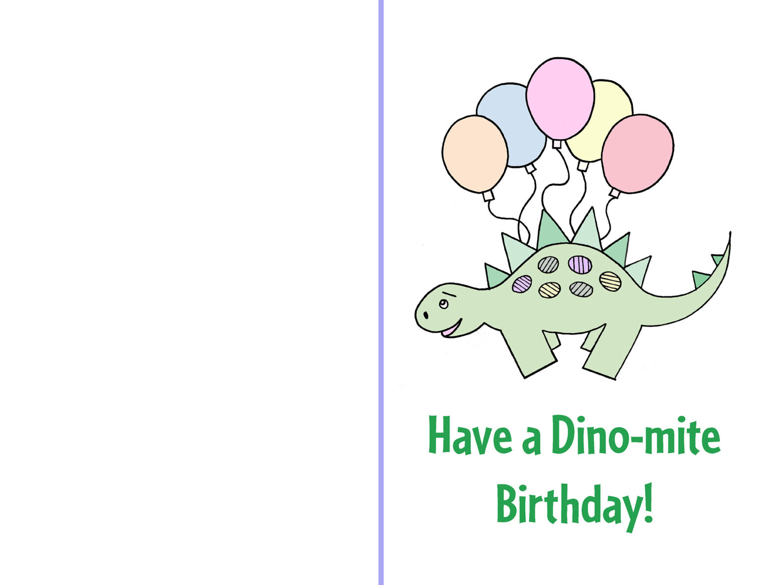 Free Printable Birthday Cards for Preschool! ⋆ The Hollydog Blog