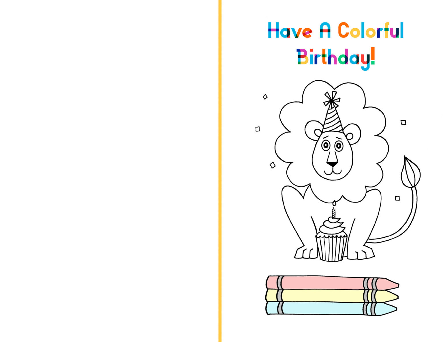 Free Printable Birthday Cards for Preschool! ⋆ The Hollydog Blog