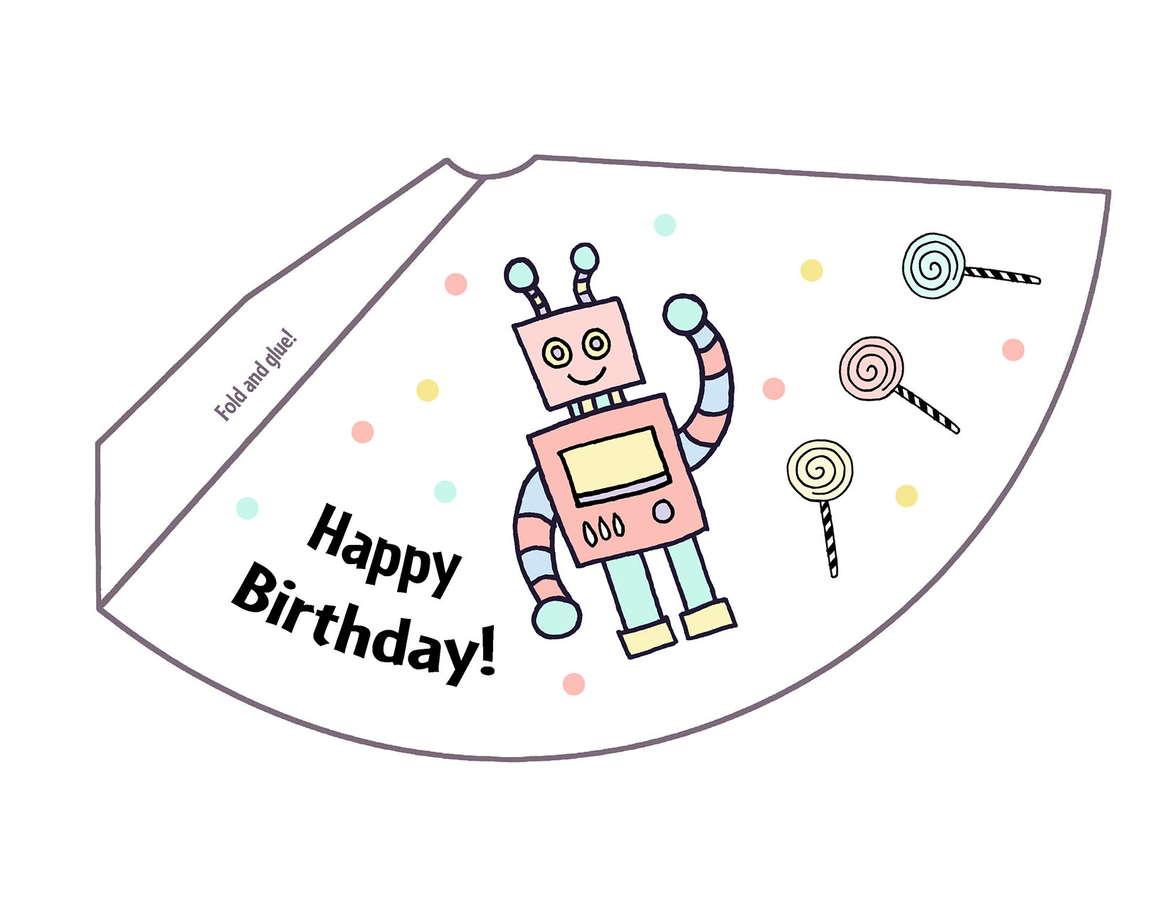 FREE Printable Birthday Hats for Preschool! ⋆ The Hollydog Blog