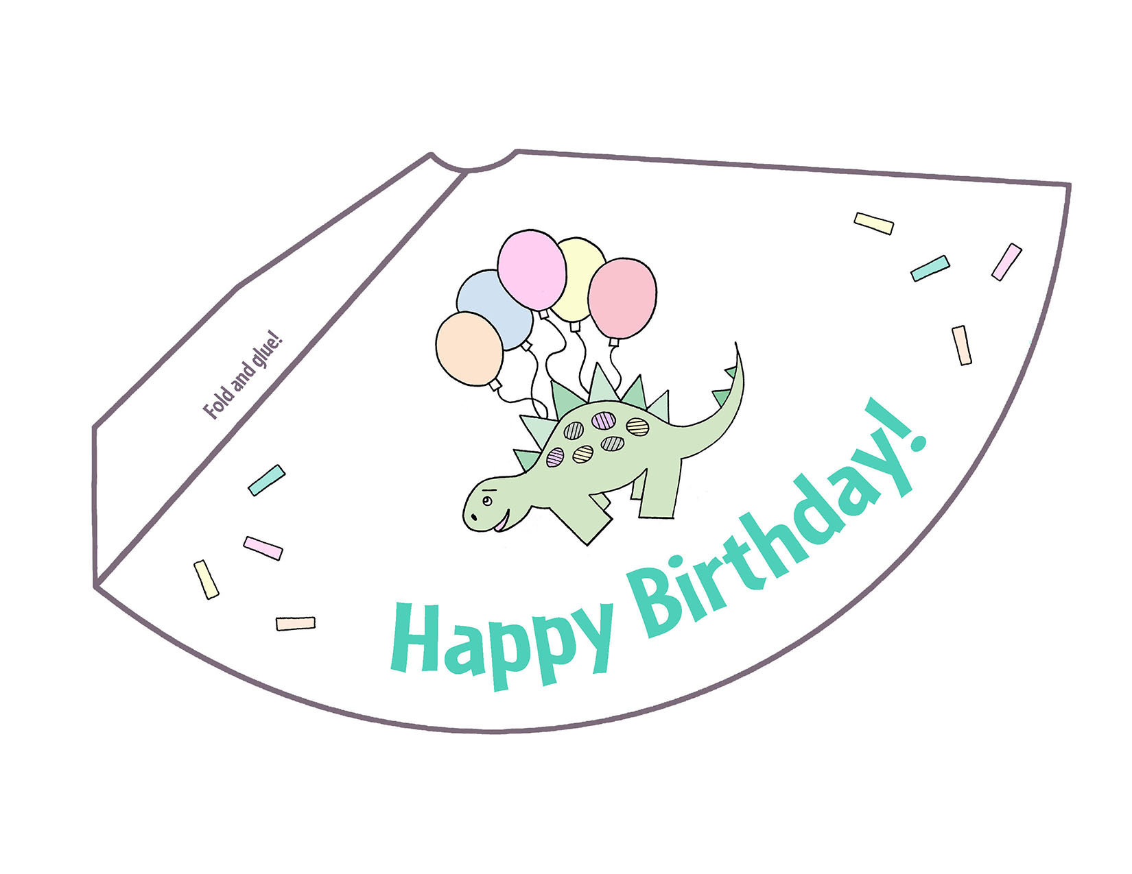 FREE Printable Birthday Hats for Preschool! ⋆ The Hollydog Blog