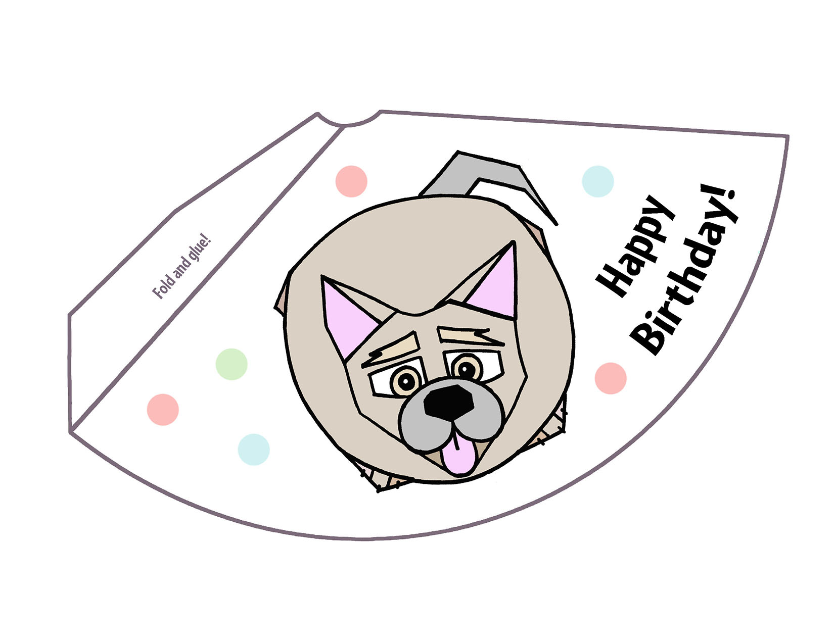 FREE Printable Birthday Hats for Preschool! ⋆ The Hollydog Blog