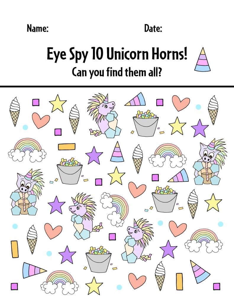 Unicorn Eye Spy 
