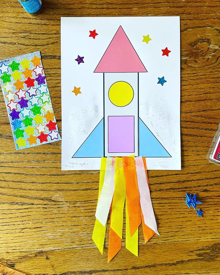 Rocket Ship Craft for Preschool!