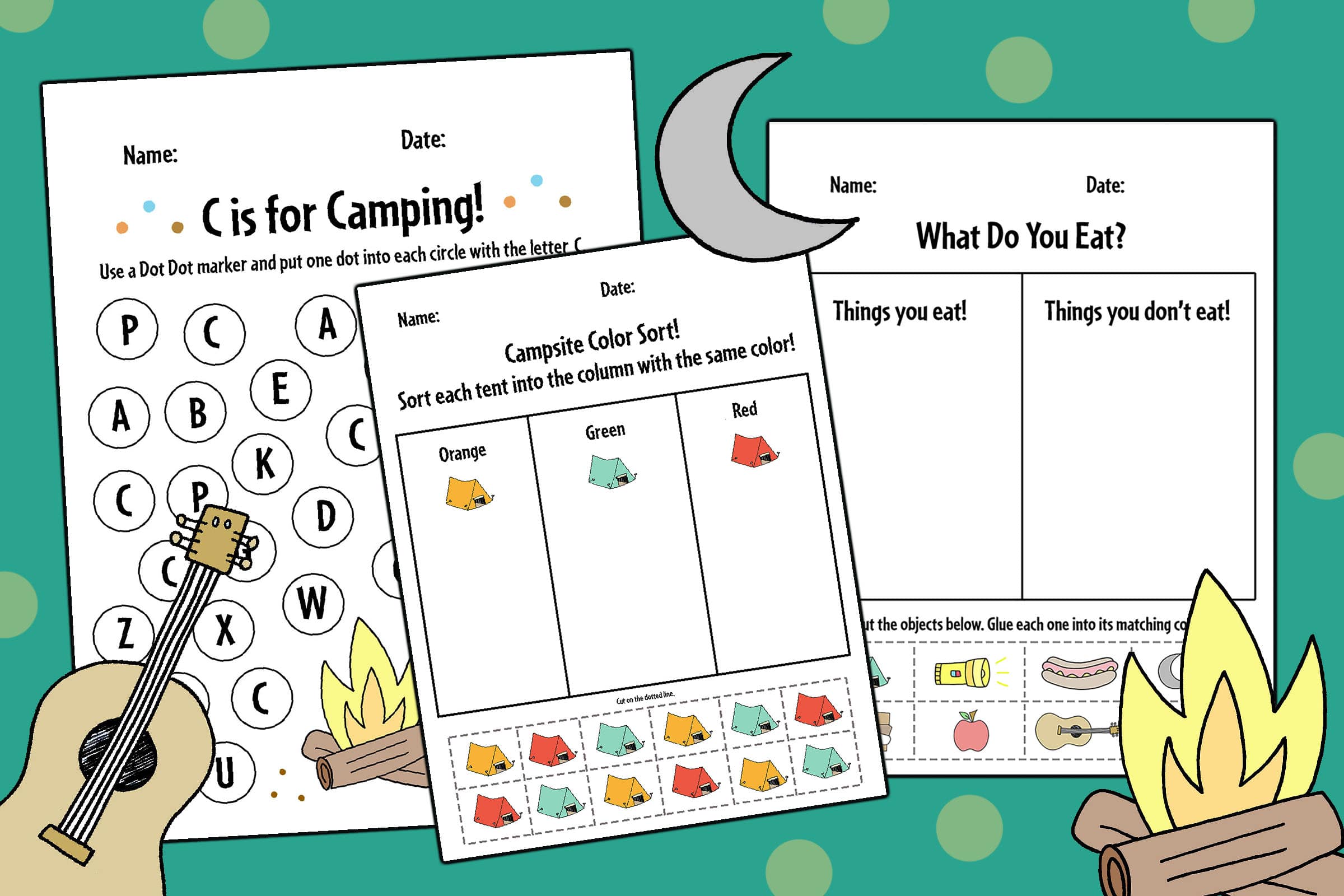 free-preschool-camping-theme-worksheets-the-hollydog-blog