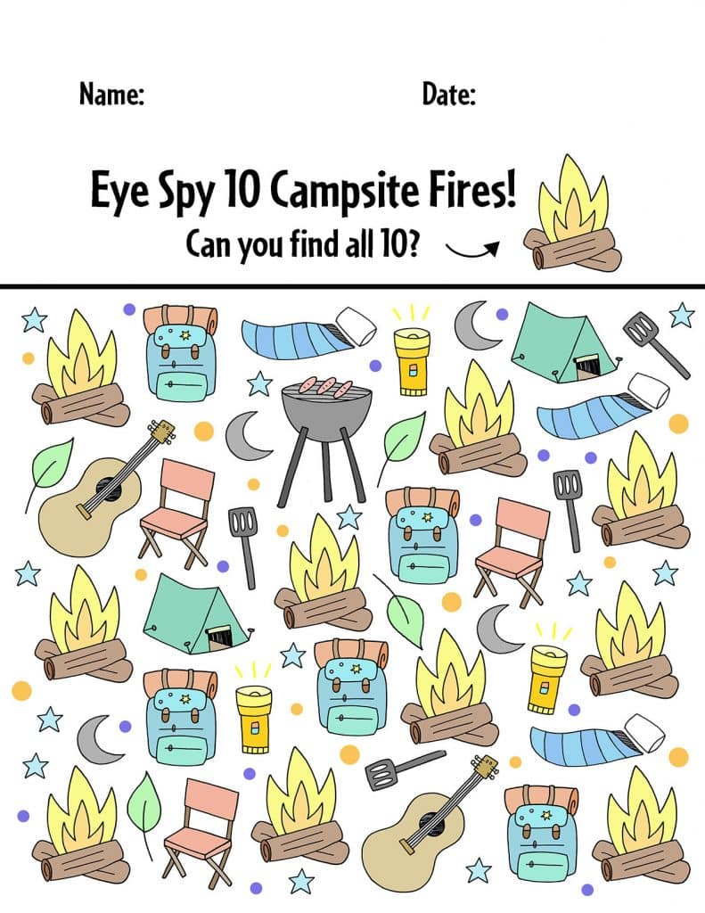 Camping Eye Spy