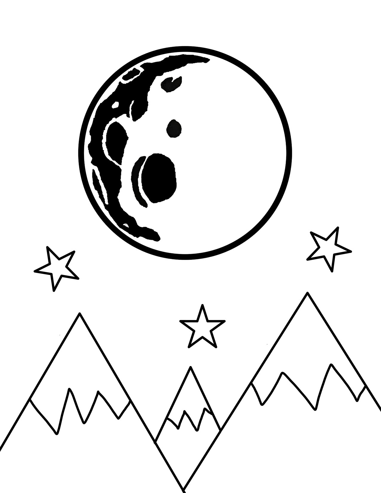 Moon Preschool Theme Worksheets The Hollydog Blog