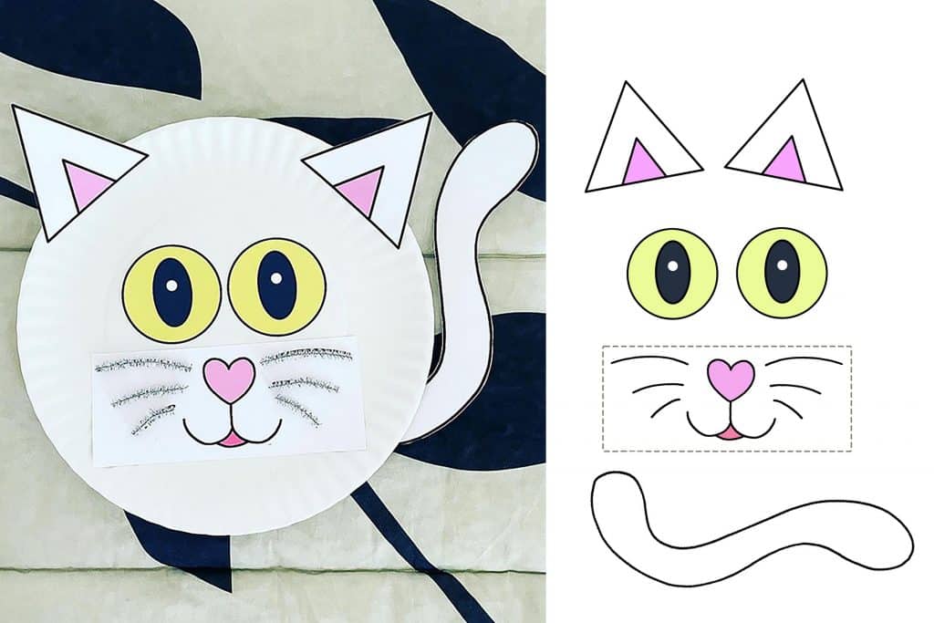 Printable Crafts for Preschool! Cat Craft
