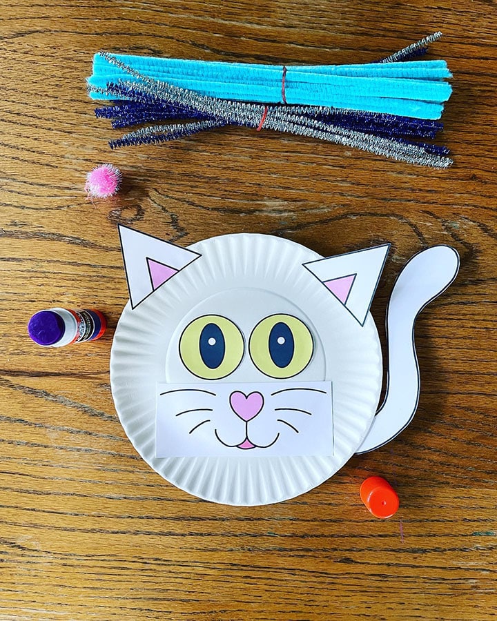 Printable Cat Craft for Kids