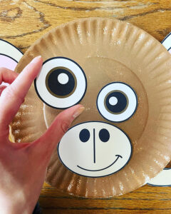 Free Printable Monkey Craft for Preschool! ⋆ The Hollydog Blog