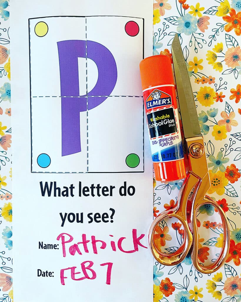 Letter P Puzzle
