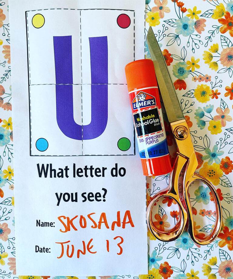 FREE Letter U Worksheets for Preschool ⋆ The Hollydog Blog
