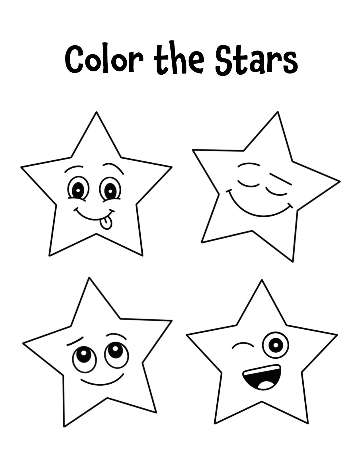 Free Star Worksheets for Preschool (Easy Printable Shape Activities) ⋆ ...