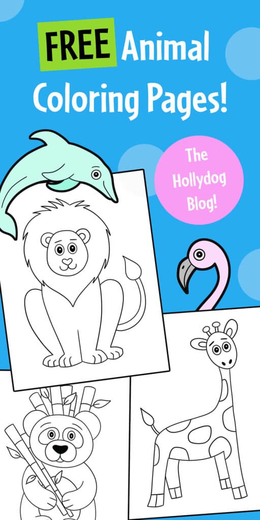 Free Cute Animal Coloring Pages! ⋆ The Hollydog Blog