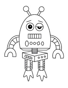 Free Robot Coloring Pages for Kids! ⋆ The Hollydog Blog
