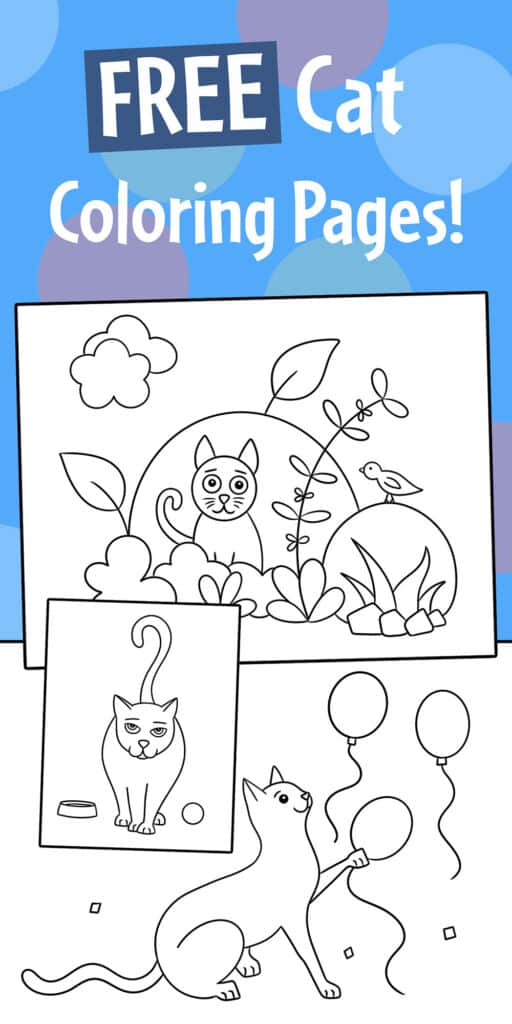 Free Cat Coloring Pages!