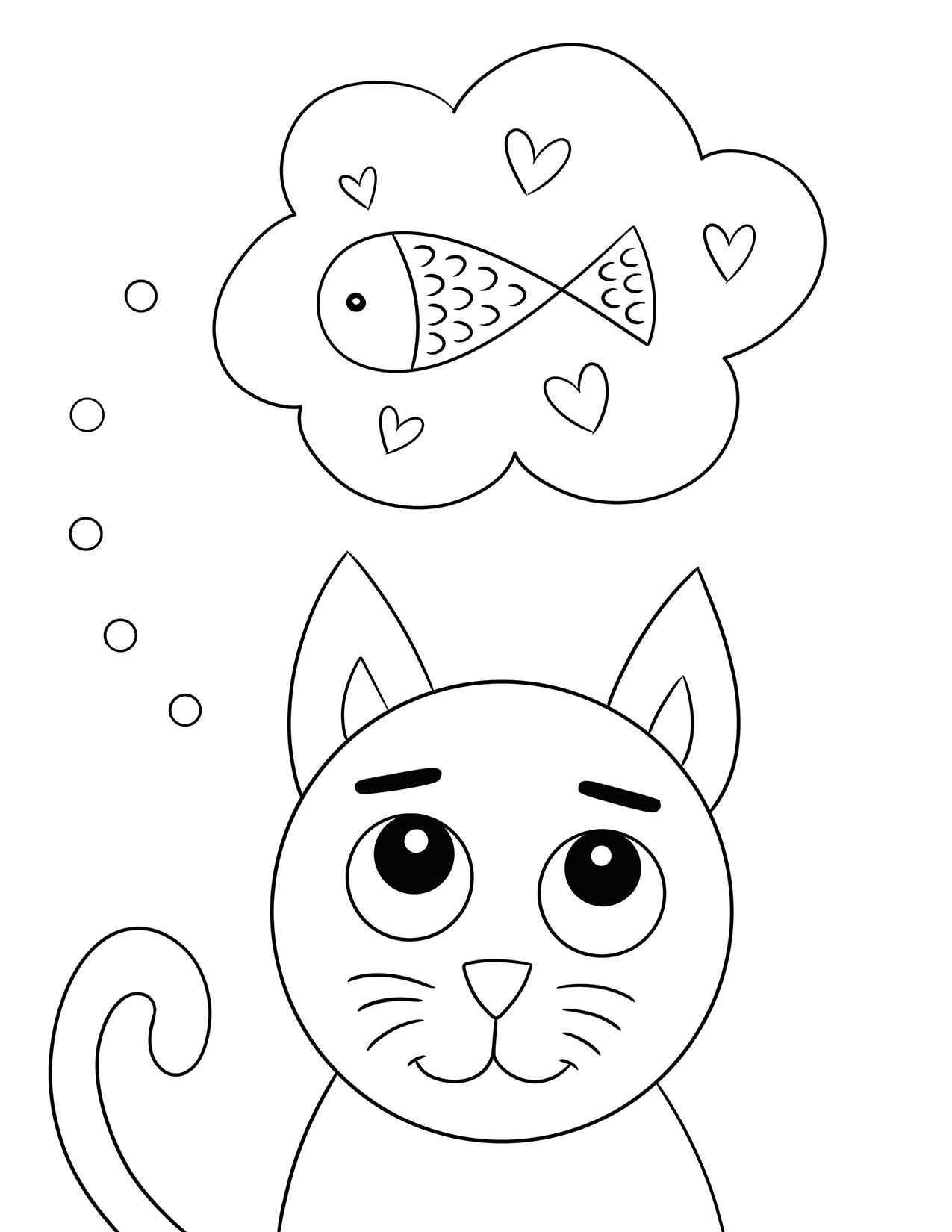 Free Cat Coloring Pages! ⋆ The Hollydog Blog