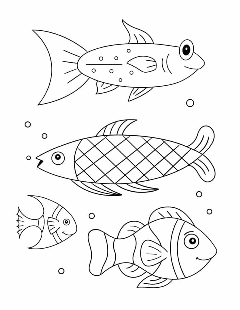 🖍️ FREE Printable, EASY Preschool Coloring Pages (over 1000 pages!)