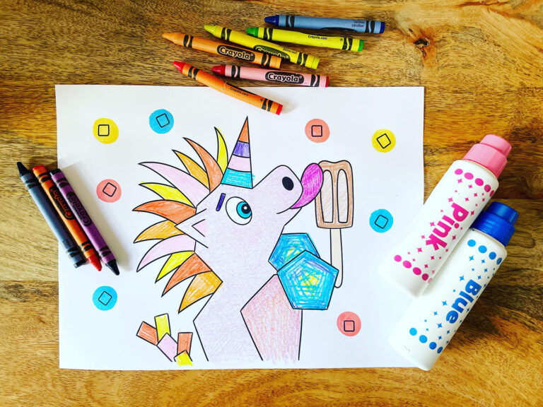 Free Unicorn Coloring Pages! ⋆ The Hollydog Blog