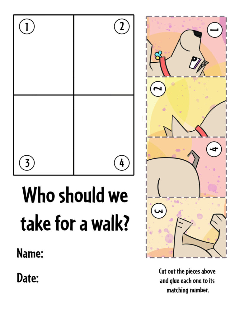 Free Printable Puzzles for Preschool! ⋆ The Hollydog Blog