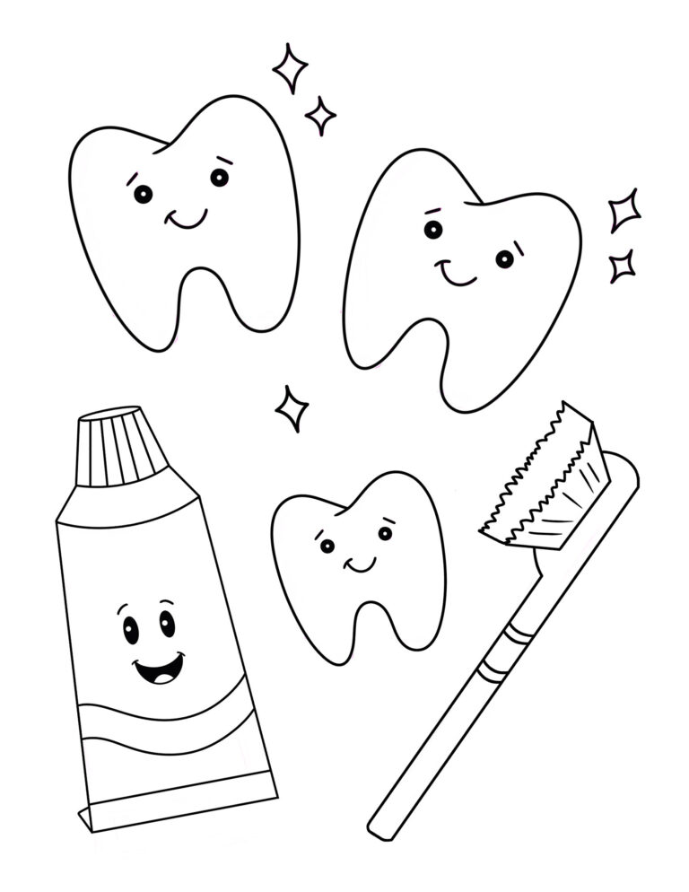 Free Printable Coloring Pages! ⋆ The Hollydog Blog