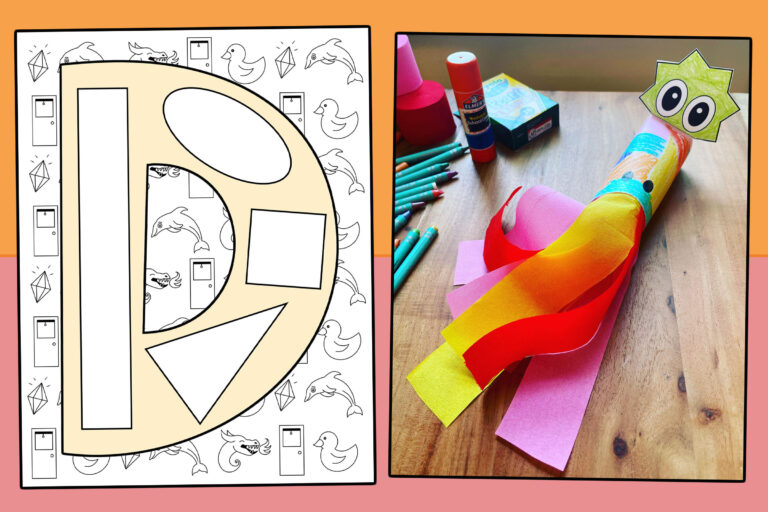 Printable Letter Crafts for Preschool ⋆ The Hollydog Blog
