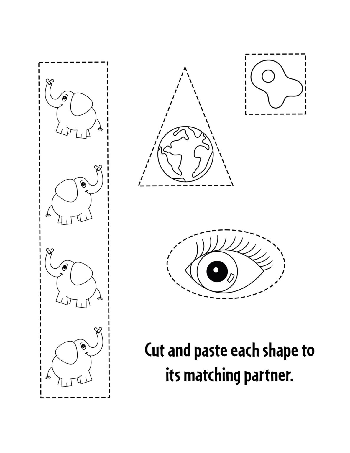 The Letter E Craft for Preschool! (with free printable templates) ⋆ The ...