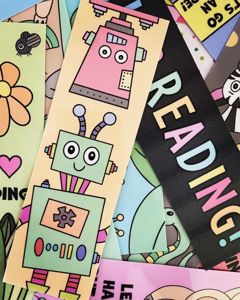 Free Printable Bookmarks for Color
