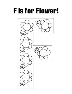 FREE Letter F Worksheets for Preschool! ⋆ The Hollydog Blog