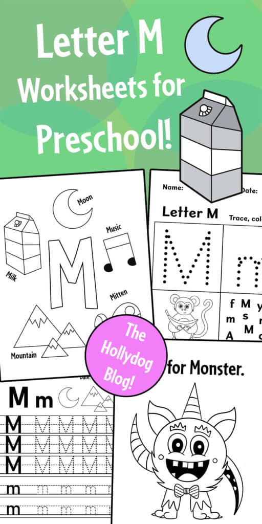 Free Letter M Worksheets for Preschool