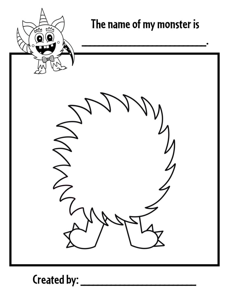 Monster Template for Cutouts