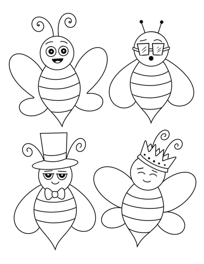 Bumble Bee Coloring Pages A Buzzing Good Time For Kids Bumble Bee Coloring Pages A Buzzing Good Time For Kids