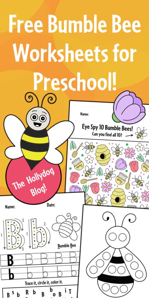 Free Bumble Bee Worksheets for Preschool