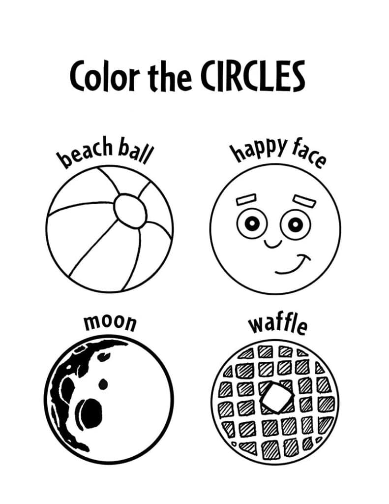 Circle Worksheets for Preschool