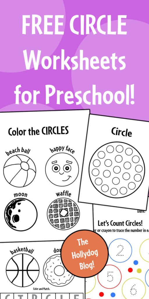 Free Circle Worksheets for Preschool