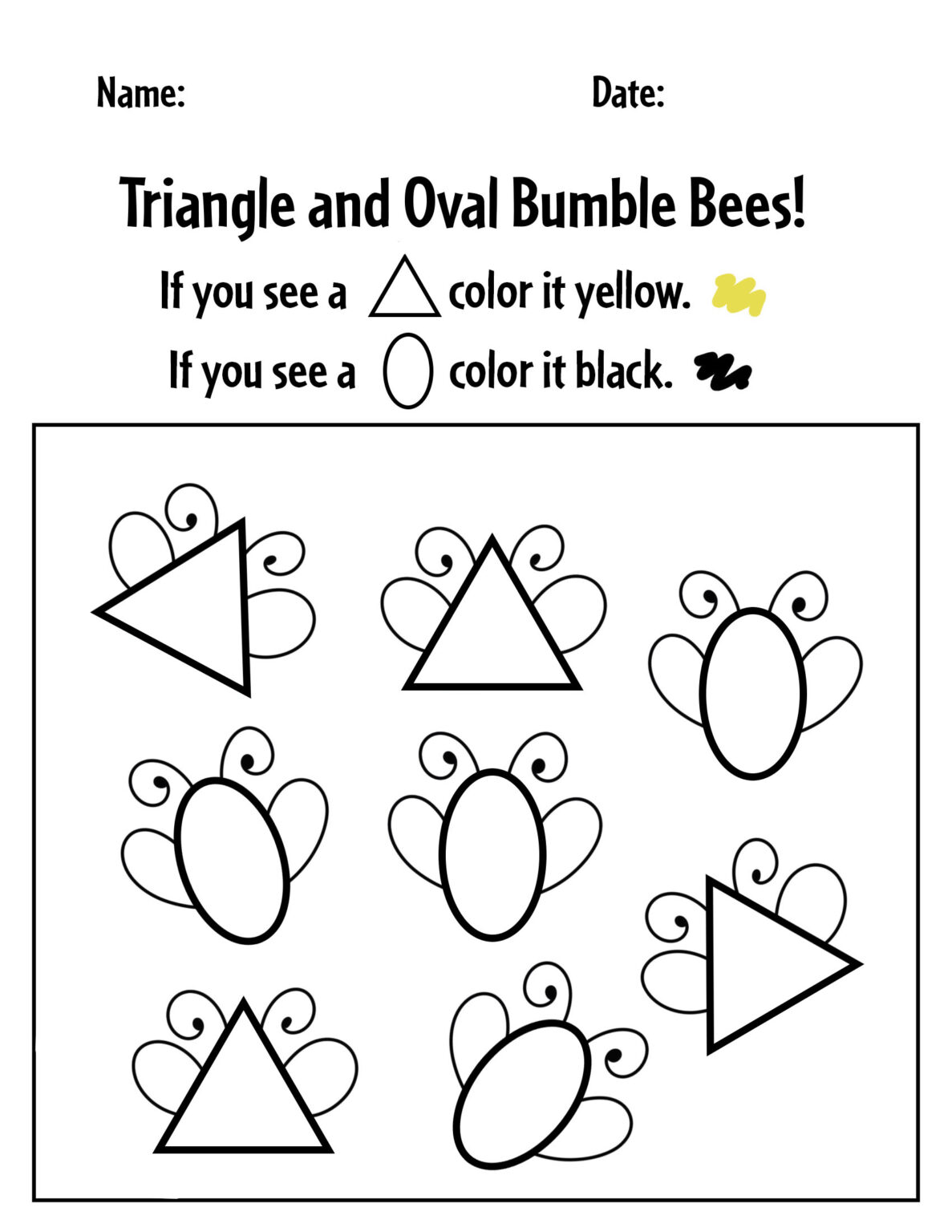 FREE Printable Bee Worksheets The Hollydog Blog