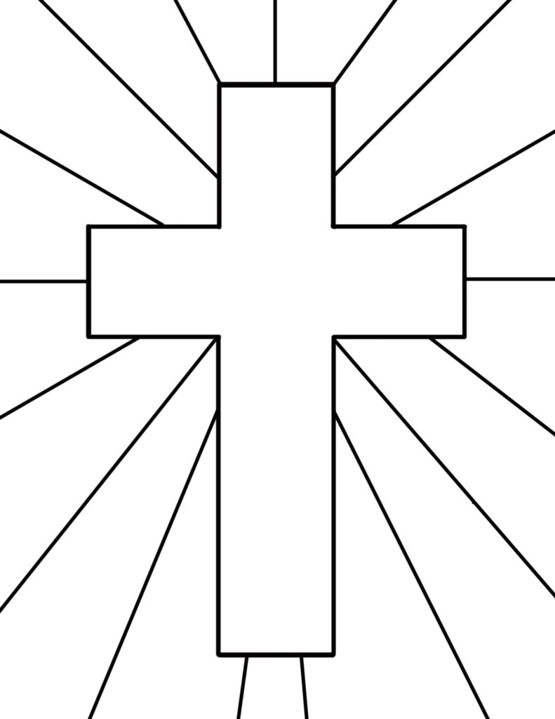 Coloring Pages Of Cross A Journey Of Faith And Creativity
