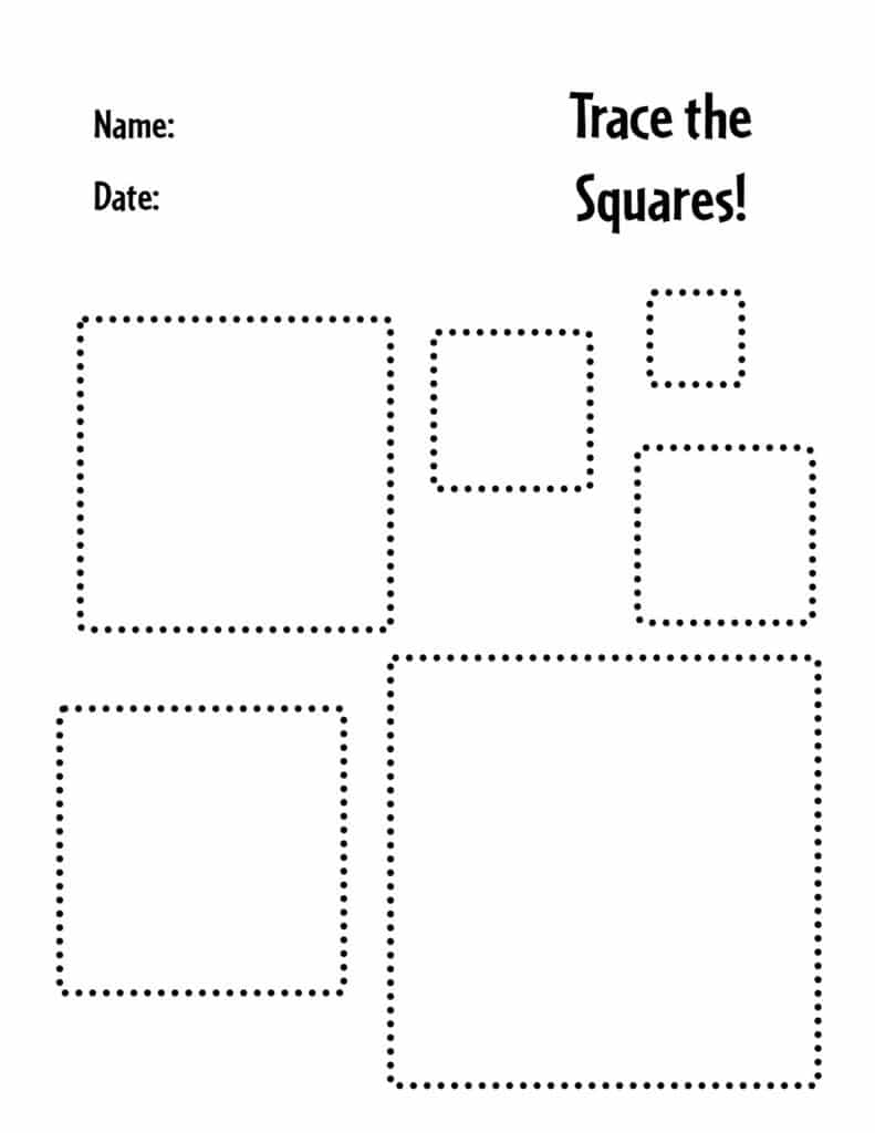 Square Tracing Sheet