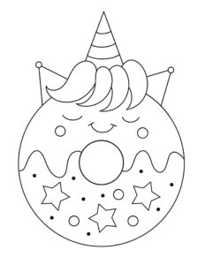 Free Donut Coloring Pages for Kids! ⋆ The Hollydog Blog
