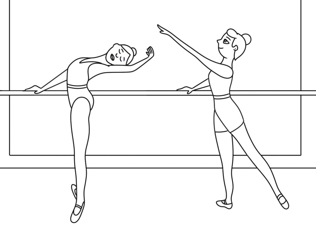 Free Ballet Coloring Pages The Hollydog Blog Free Ballet Coloring Pages The Hollydog Blog