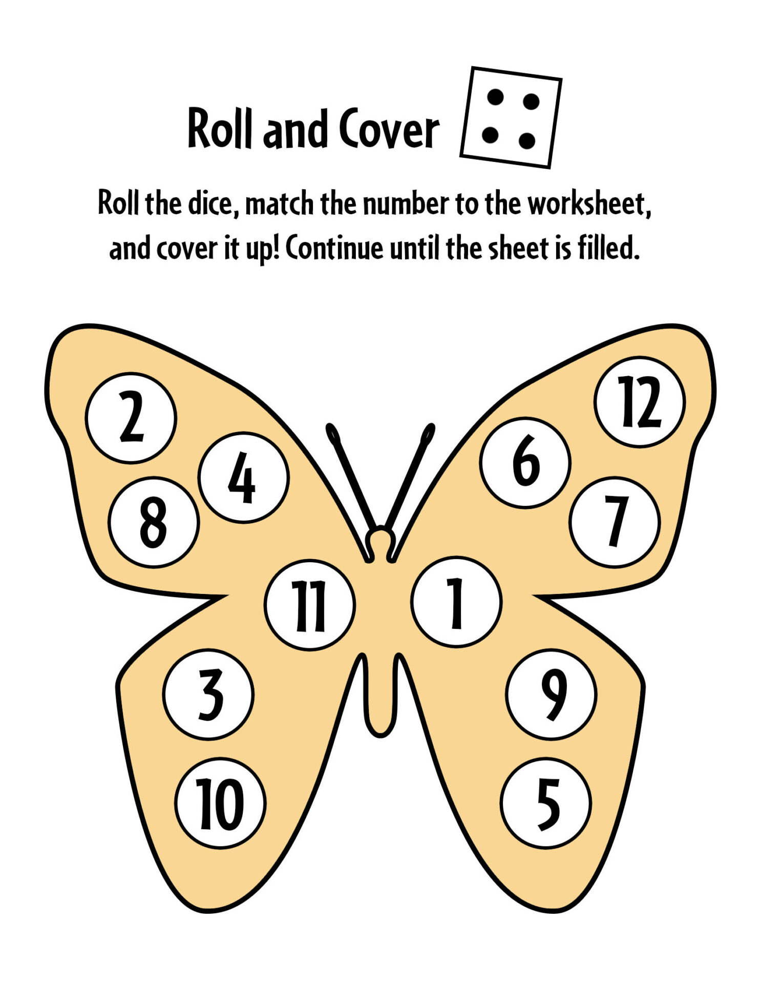 Free "Roll and Cover" Printables! ⋆ The Hollydog Blog