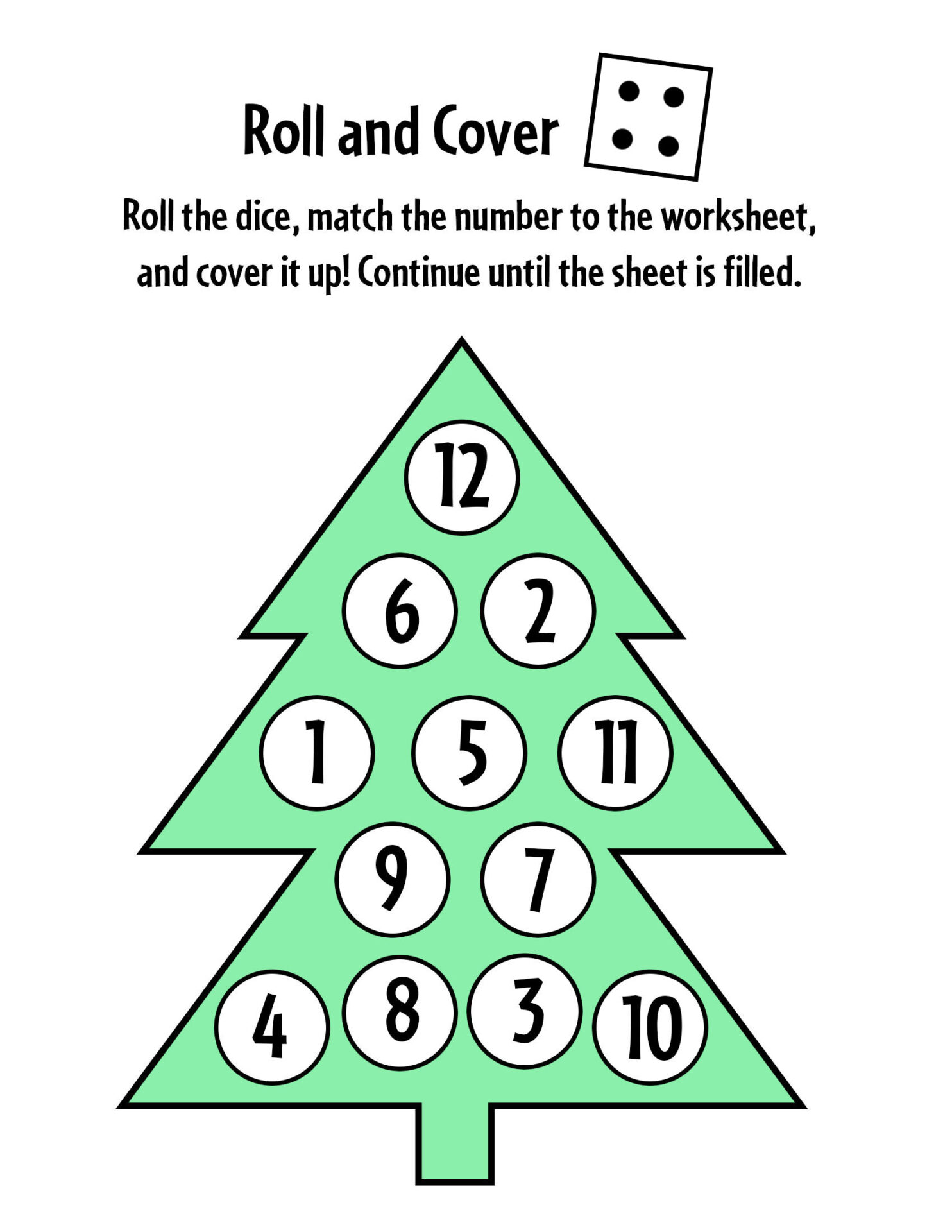 Free "Roll and Cover" Printables! ⋆ The Hollydog Blog