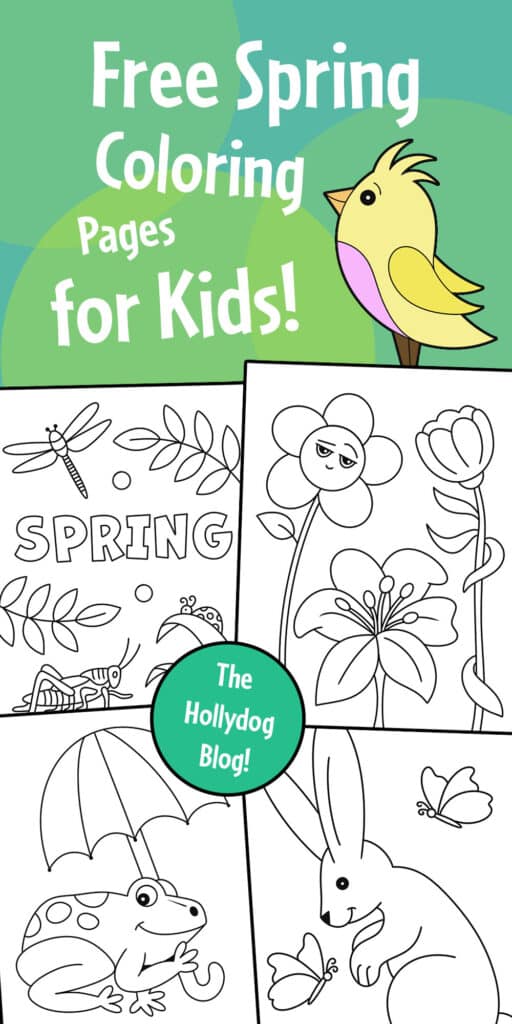 Free Spring Coloring Pages for Kids! 