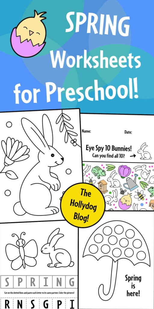 Free Spring Worksheets for Preschool!
