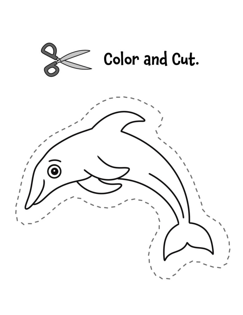 dolphin cutting sheet