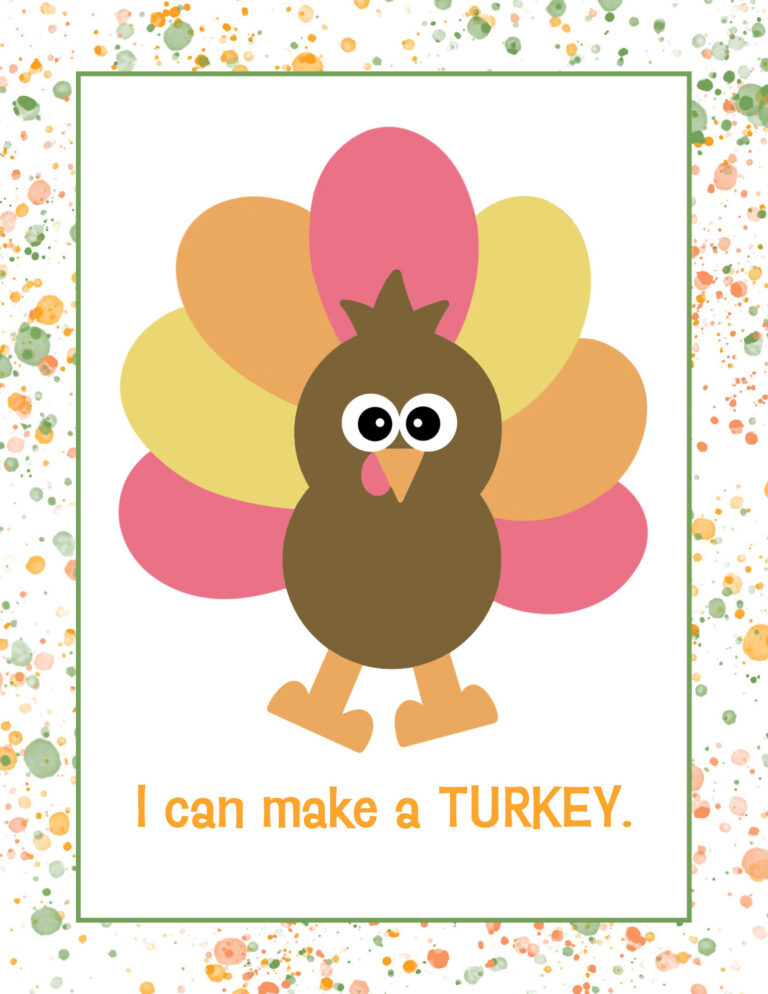Free Thanksgiving Placemats for Preschool! ⋆ The Hollydog Blog