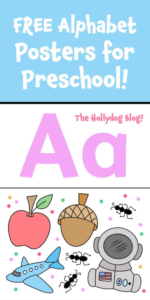 Free Alphabet Posters for Preschool!