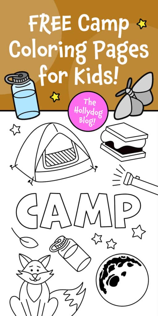 Free Camp Coloring Pages for Kids!