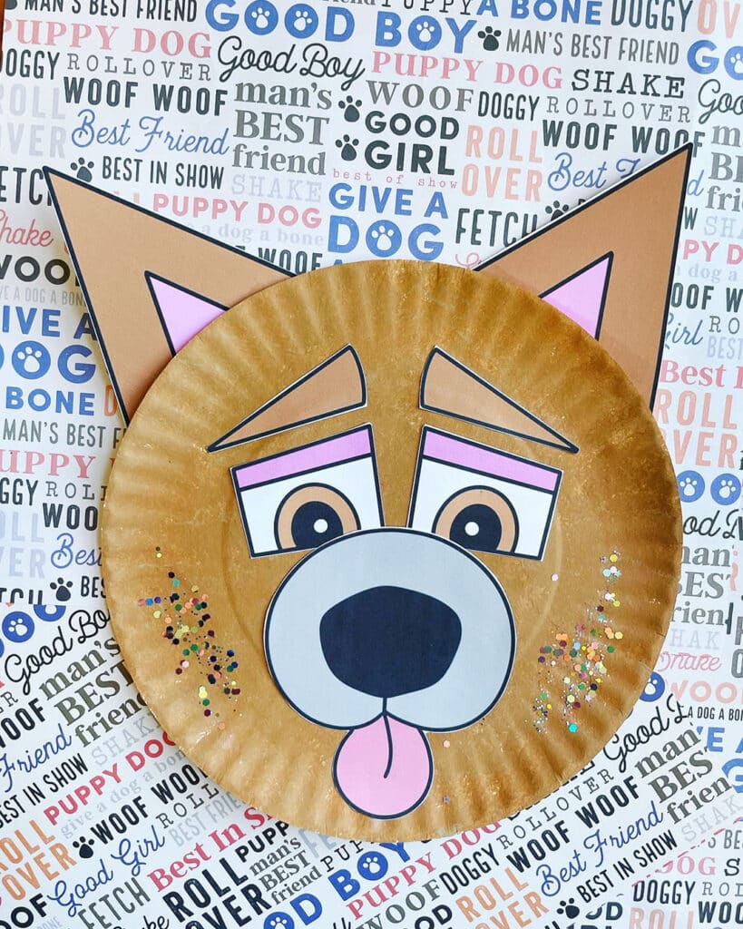 Hollydog Paper Plate Craft
